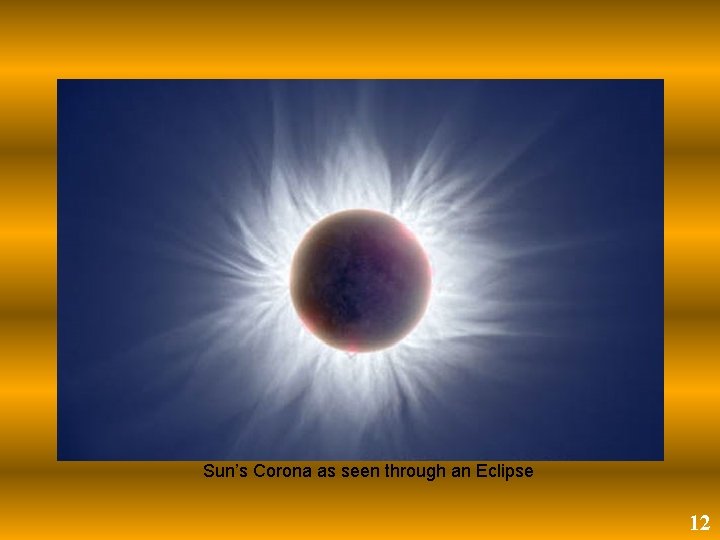 Sun’s Corona as seen through an Eclipse 12 