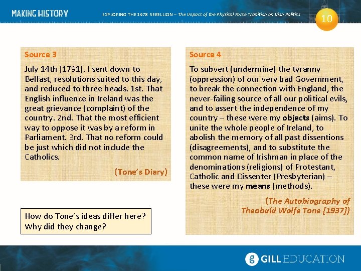 EXPLORING THE 1978 REBELLION – The Impact of the Physical Force Tradition on Irish