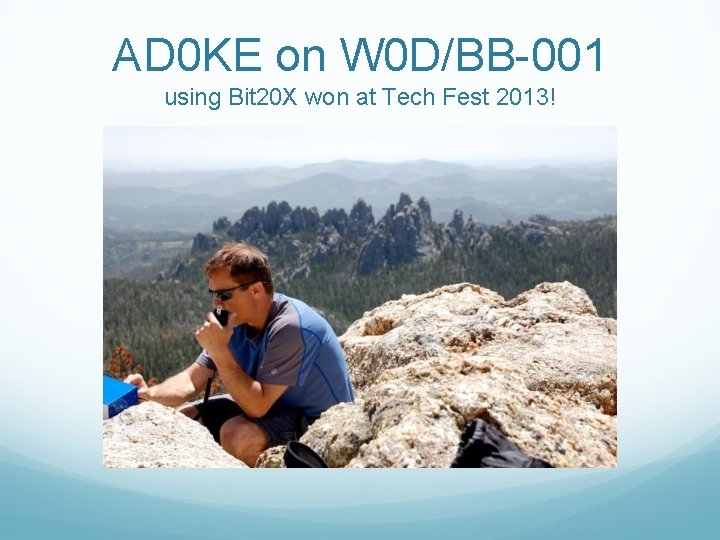 AD 0 KE on W 0 D/BB-001 using Bit 20 X won at Tech