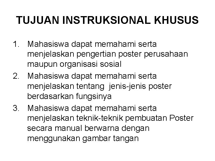 DESKOMVIS 1 TOPIK 7 PEMBUATAN KARYA DESAIN POSTER