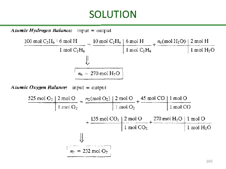 SOLUTION 160 