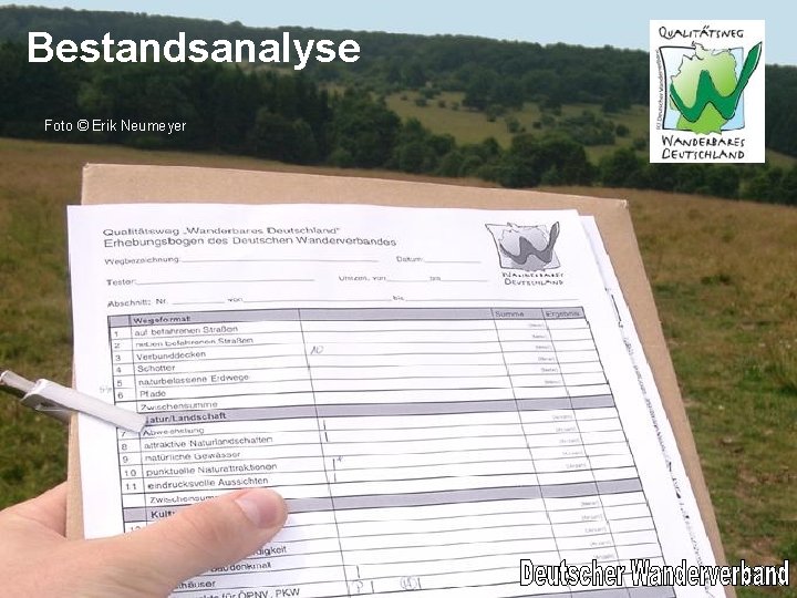 Bestandsanalyse Foto © Erik Neumeyer 