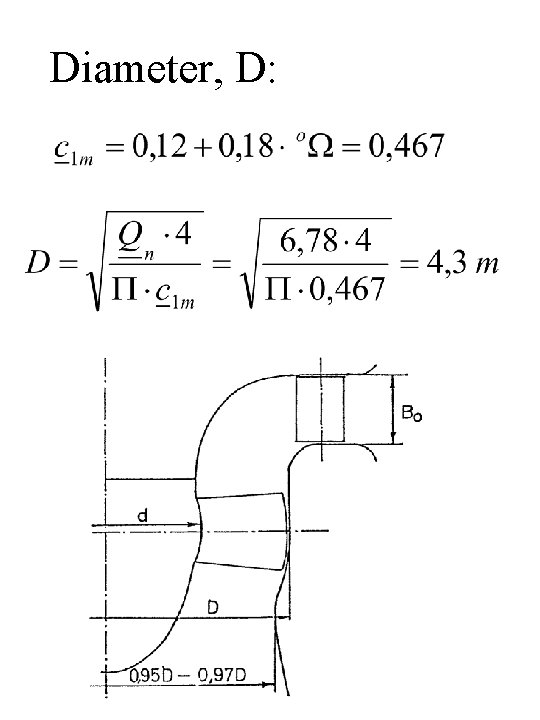 Diameter, D: 