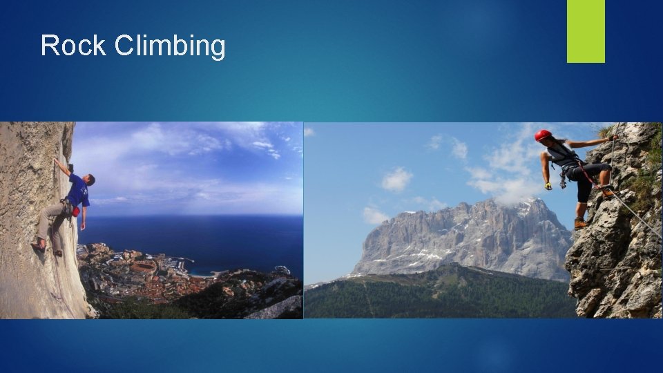 Rock Climbing 