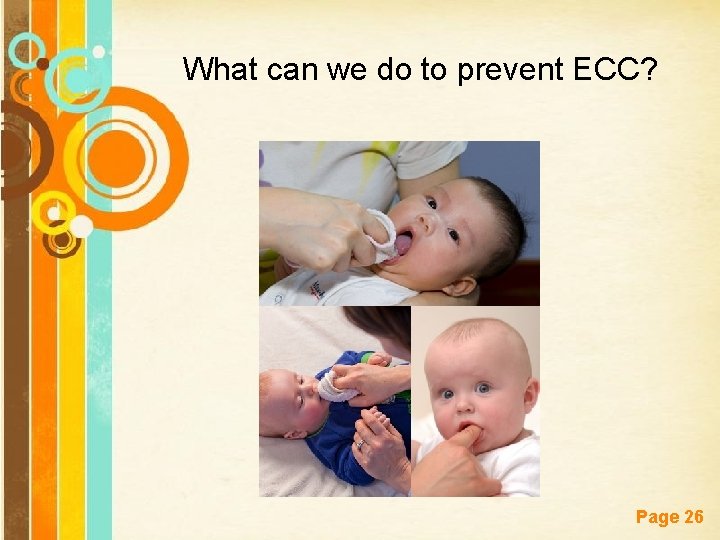 What can we do to prevent ECC? Free Powerpoint Templates Page 26 