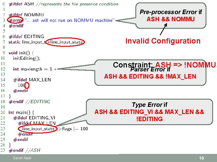 Pre-processor Error if ASH && NOMMU Invalid Configuration Constraint: ASH => !NOMMU Parser Error
