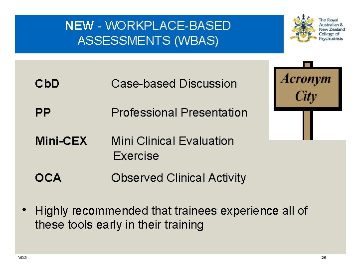 NEW - WORKPLACE-BASED ASSESSMENTS (WBAS) • V 0. 3 Cb. D Case-based Discussion PP