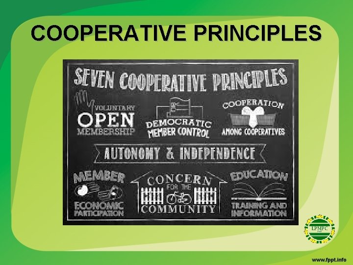 COOPERATIVE PRINCIPLES 