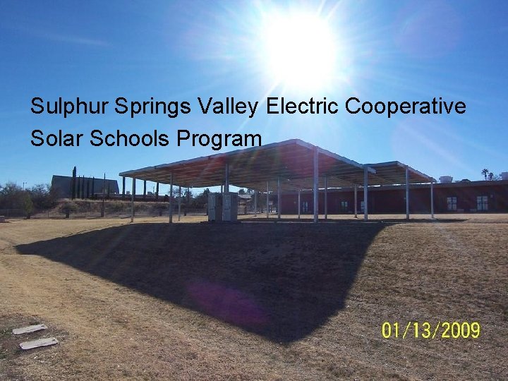 Sulphur Springs Valley Electric Cooperative Solar Schools Program 25 
