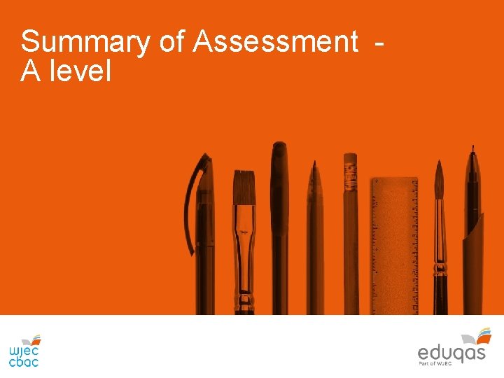 Summary of Assessment - A level 