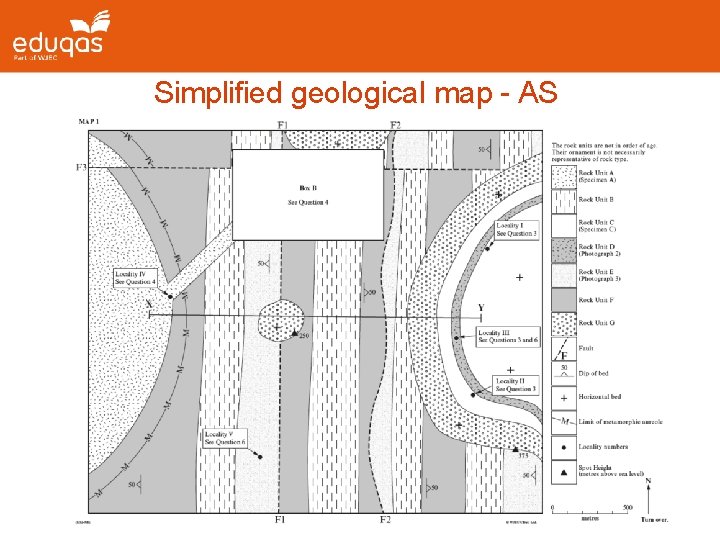 Simplified geological map - AS 