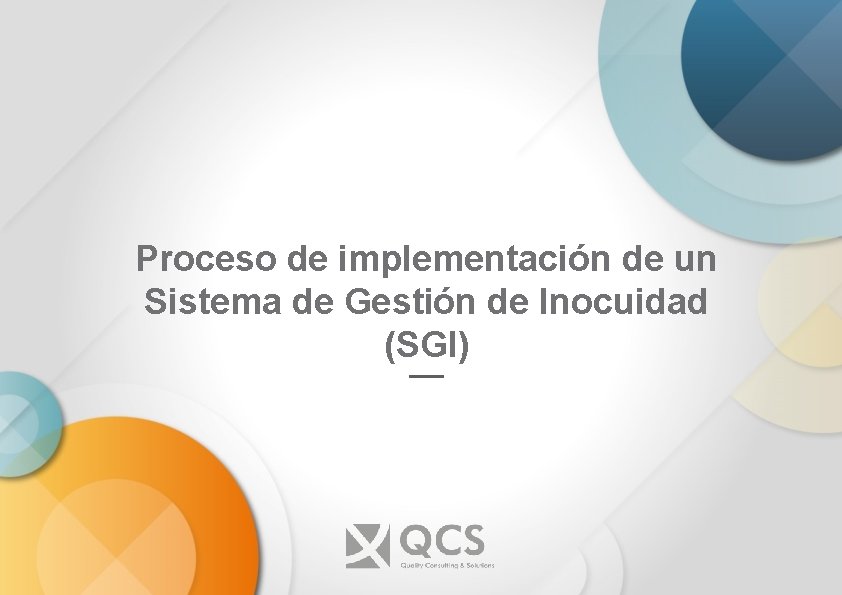 Cmo robustecer el Sistema de Gestin de Inocuidad