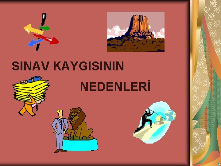 SINAV KAYGISININ NEDENLERİ 