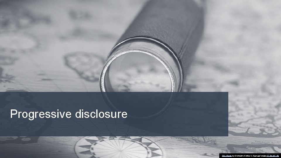 Progressive disclosure #Data. BISummit This Photo by Unknown Author is licensed under CC BY-NC-SA