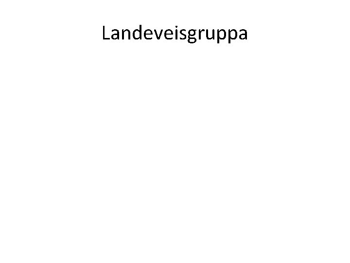 Landeveisgruppa 