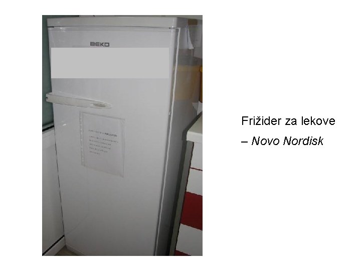 Frižider za lekove – Novo Nordisk 