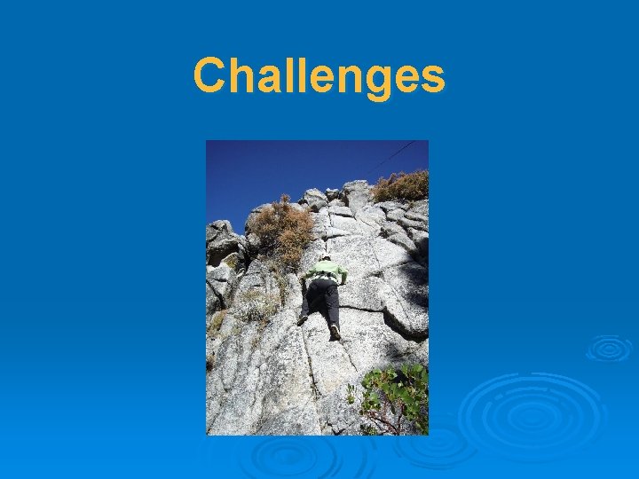 Challenges 