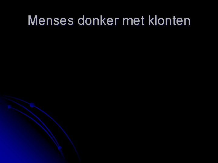 Menses donker met klonten 