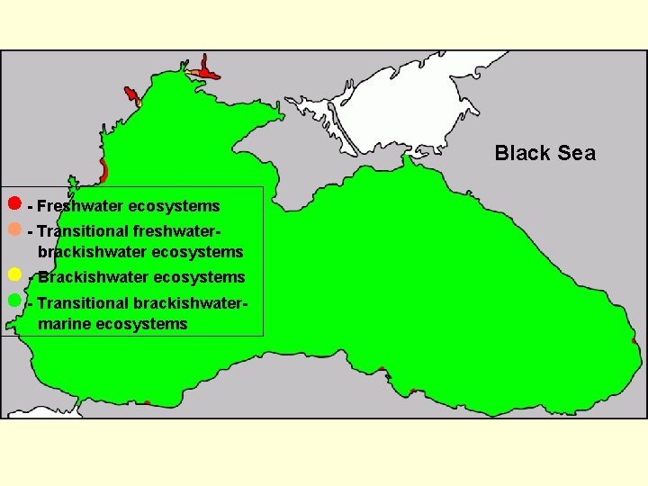 Black Sea - Freshwater ecosystems - Transitional freshwaterbrackishwater ecosystems - Brackishwater ecosystems - Transitional