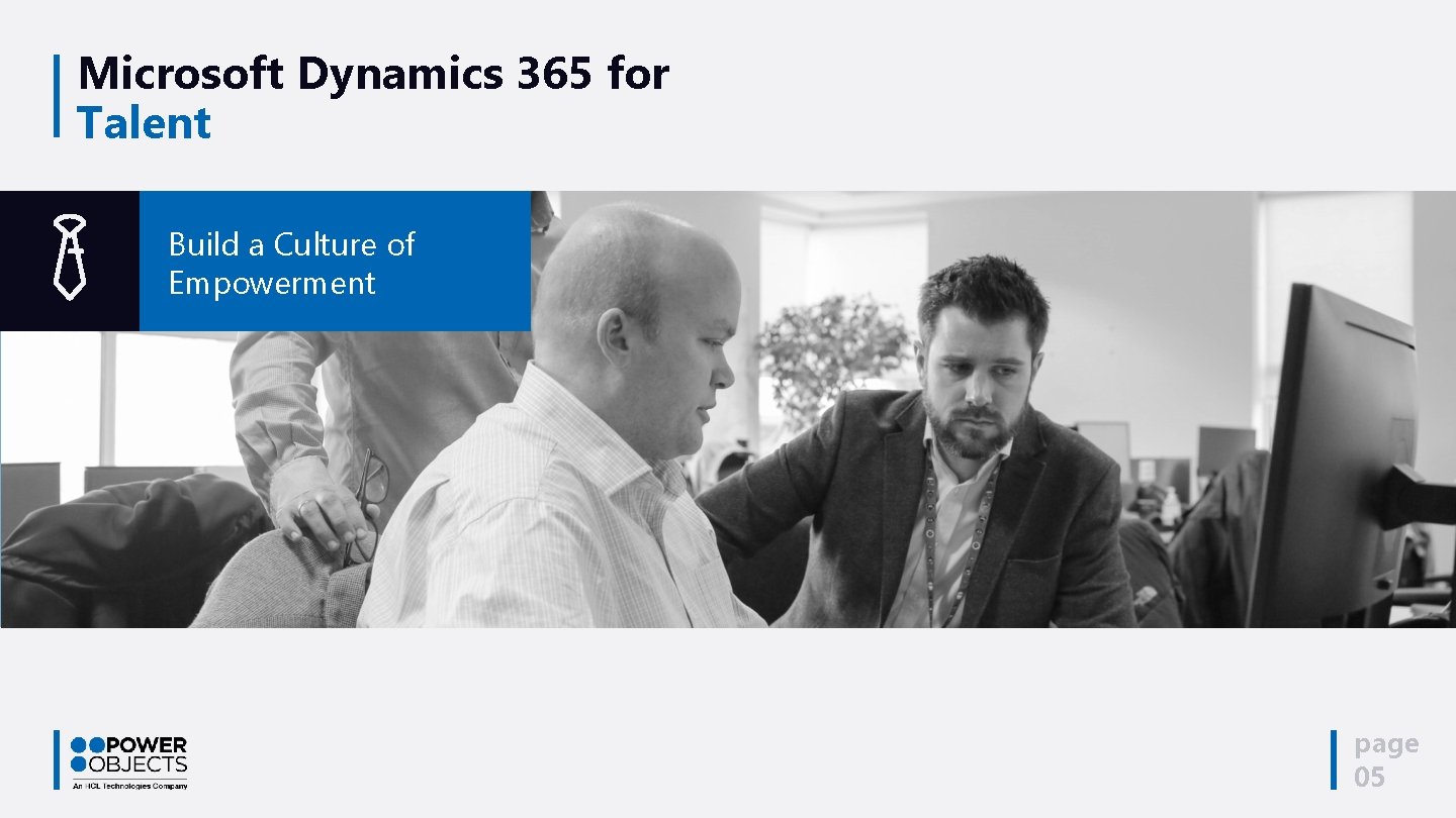 Microsoft Dynamics 365 for Talent Build a Culture of Empowerment page 05 