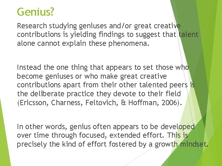 Genius? Research studying geniuses and/or great creative contributions is yielding findings to suggest that