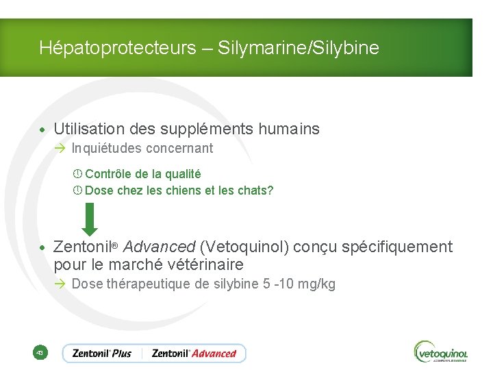 Hépatoprotecteurs – Silymarine/Silybine • Utilisation des suppléments humains à Inquiétudes concernant » Contrôle de