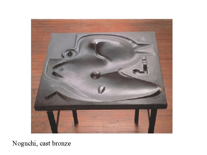 Noguchi, cast bronze 