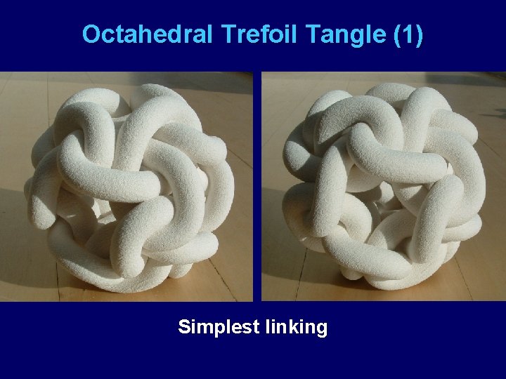 Octahedral Trefoil Tangle (1) Simplest linking 