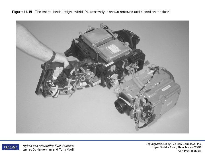 Figure 11. 19 The entire Honda Insight hybrid IPU assembly is shown removed and