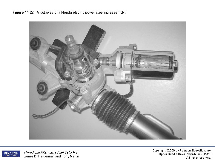Figure 11. 22 A cutaway of a Honda electric power steering assembly. Hybrid and