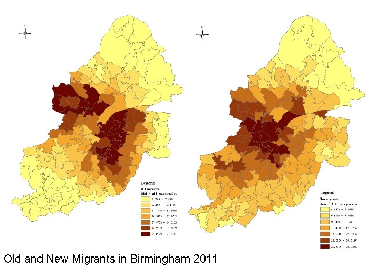 Old and New Migrants in Birmingham 2011 