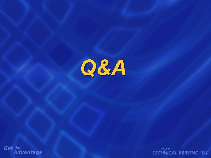 Q&A 