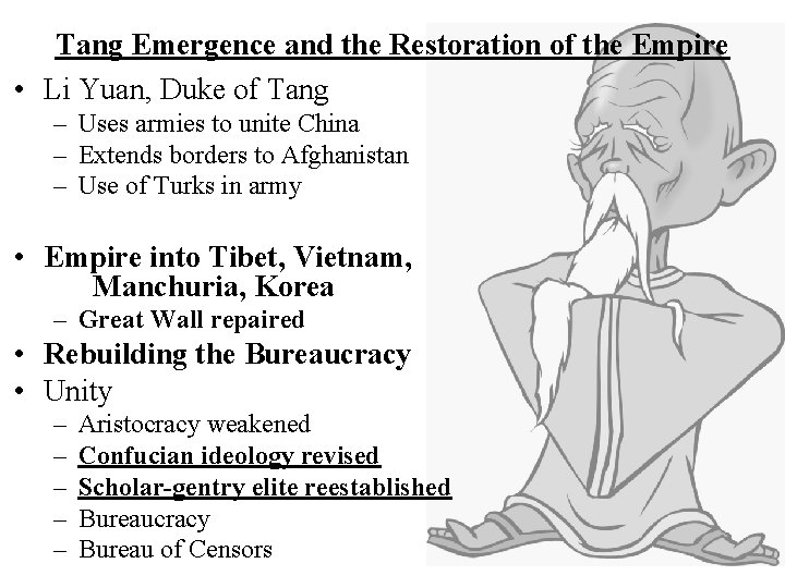 Tang Emergence and the Restoration of the Empire • Li Yuan, Duke of Tang