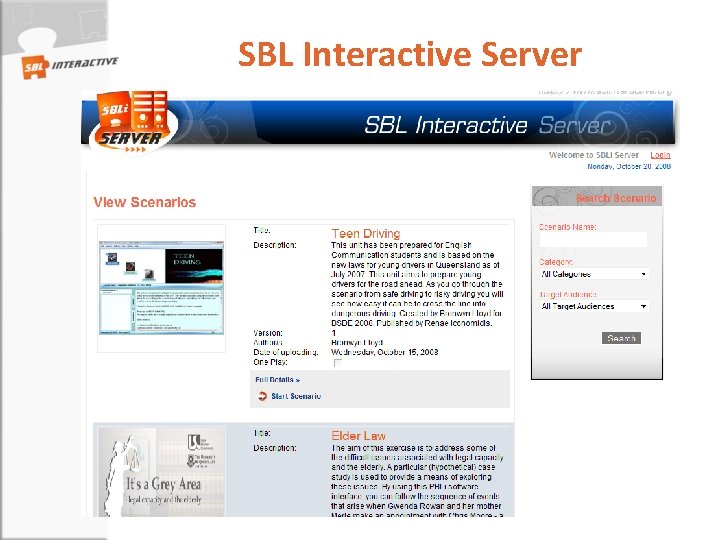 SBL Interactive Server 