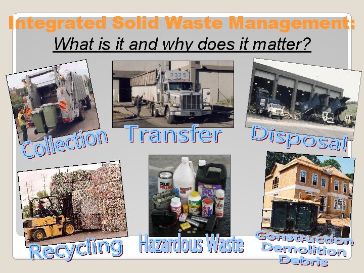 Integrated Solid Waste Management: What is it and why does it matter? 