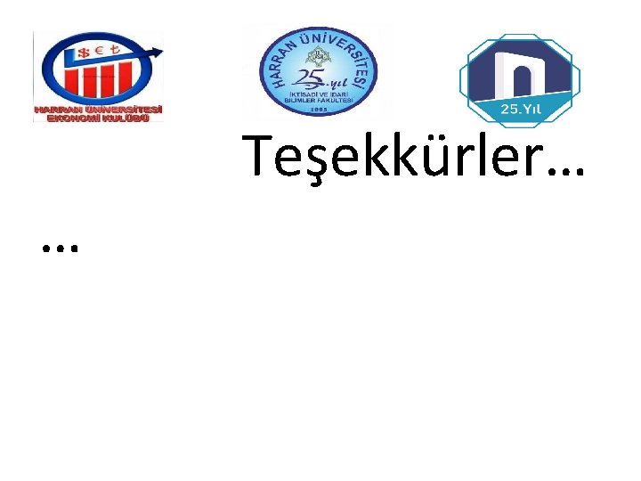  Teşekkürler… … 