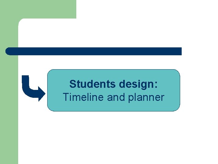 Students design: Timeline and planner 