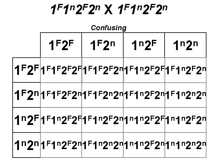 1 F 1 n 2 F 2 n X 1 F 1 n 2