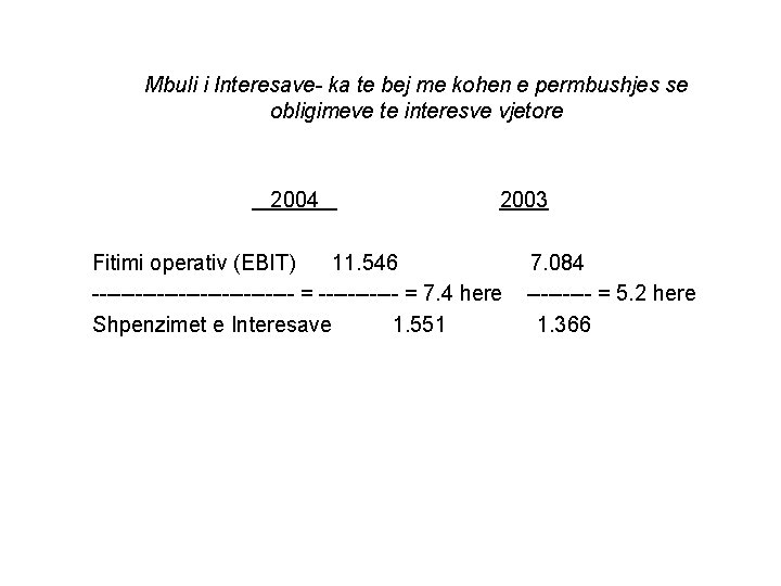 Mbuli i Interesave- ka te bej me kohen e permbushjes se obligimeve te interesve