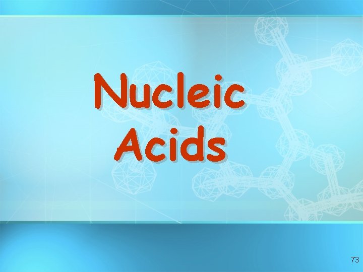 Nucleic Acids 73 