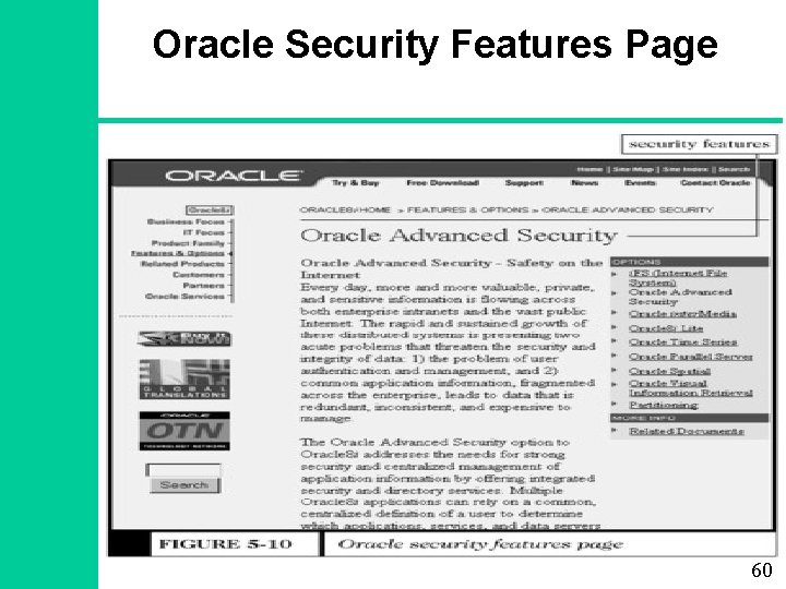 Oracle Security Features Page 60 