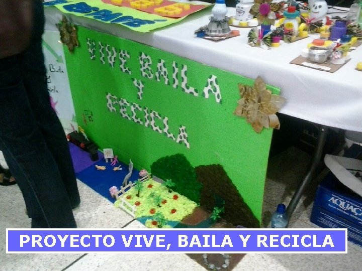 PROYECTO VIVE, BAILA Y RECICLA 