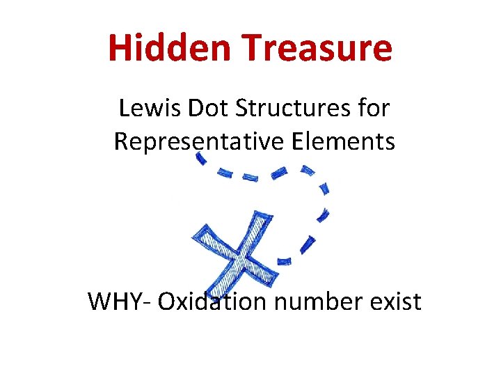 Hidden Treasure Lewis Dot Structures for Representative Elements WHY- Oxidation number exist 