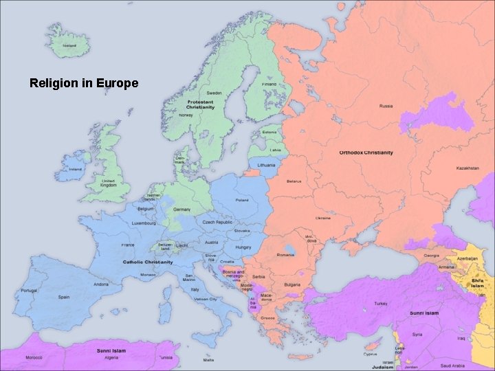 Religion in Europe 