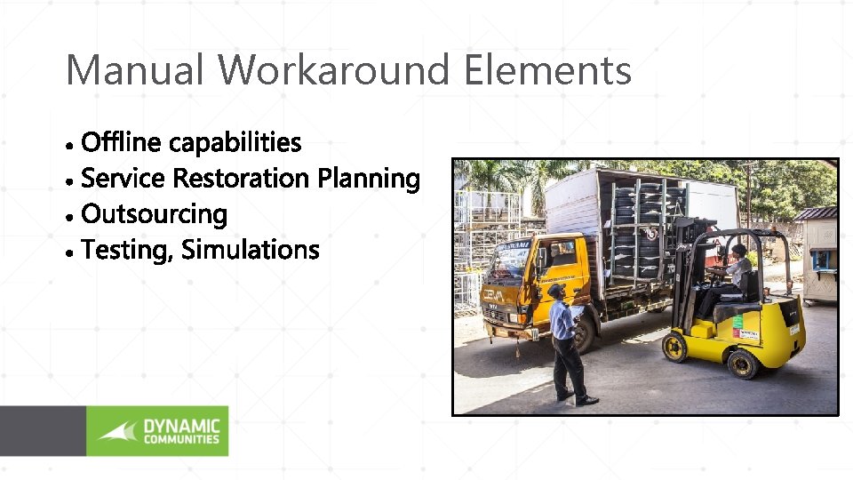 Manual Workaround Elements 