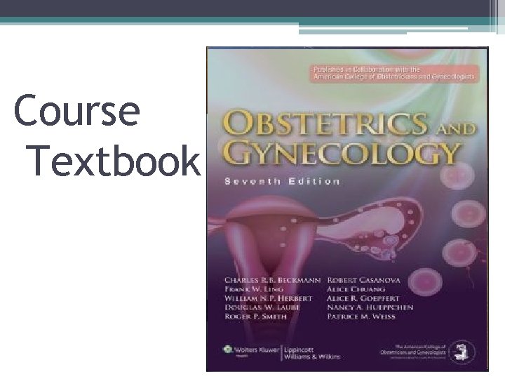 Course Textbook 