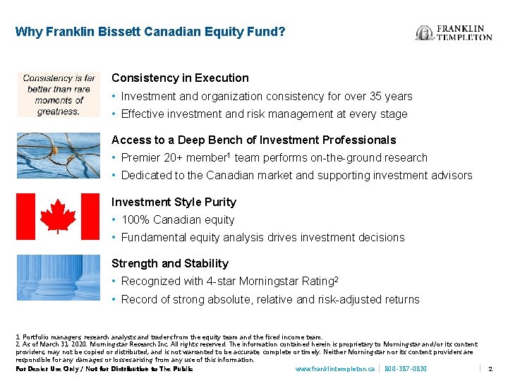 FRANKLIN BISSETT CANADIAN EQUITY FUND SERIES F Data