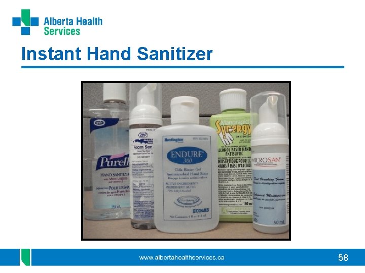 Instant Hand Sanitizer 58 