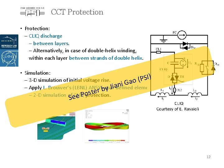 CCT Protection • Protection: - CLIQ discharge - between layers. - Alternatively, in case