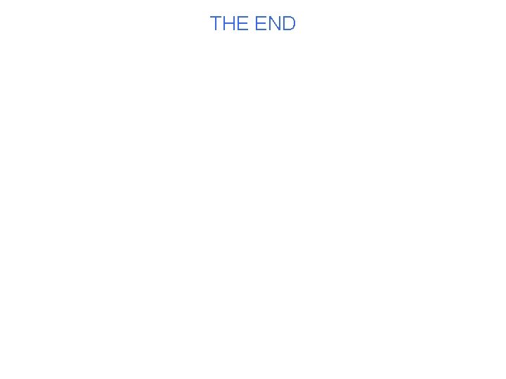 THE END 